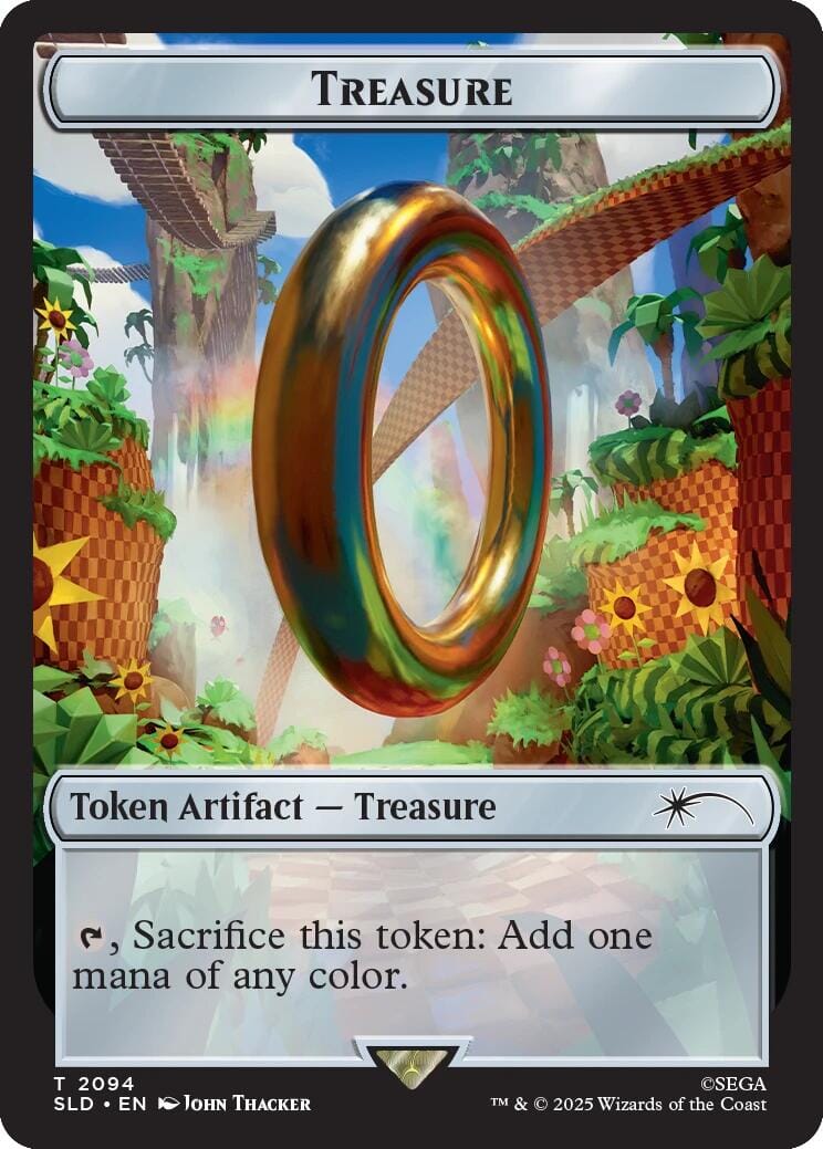 Treasure Token (2094) [Secret Lair Drop Series] MTG Single Magic: The Gathering  | Multizone: Comics And Games