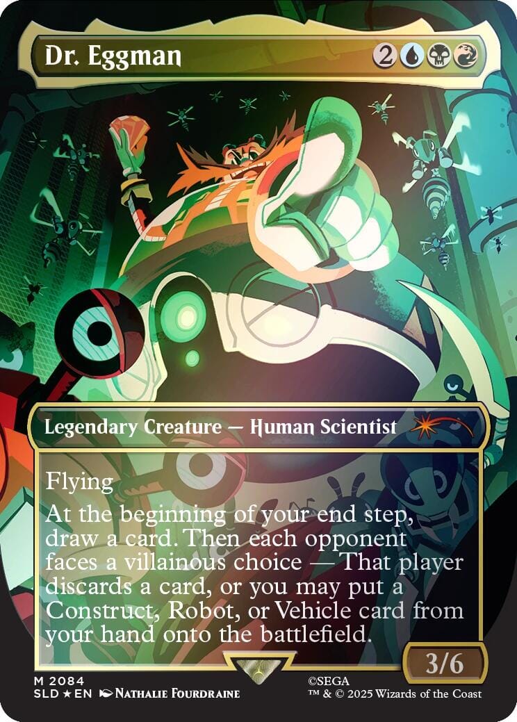 Dr. Eggman (Rainbow Foil) [Secret Lair Drop Series] MTG Single Magic: The Gathering  | Multizone: Comics And Games
