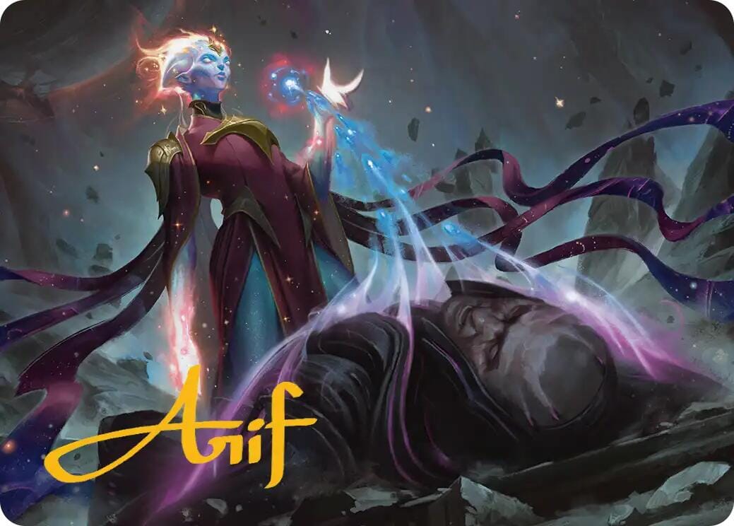 Lightstall Inquisitor Art Card (Gold-Stamped Signature) [Edge of Eternities Art Series] MTG Single Magic: The Gathering  | Multizone: Comics And Games