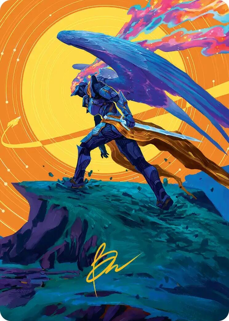 Astelli Reclaimer Art Card (Gold-Stamped Signature) [Edge of Eternities Art Series] MTG Single Magic: The Gathering  | Multizone: Comics And Games