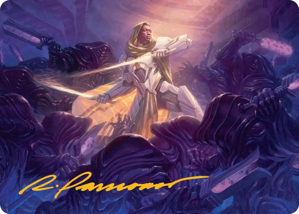 Syr Vondam, Sunstar Exemplar Art Card (Gold-Stamped Signature) [Edge of Eternities Art Series] MTG Single Magic: The Gathering  | Multizone: Comics And Games