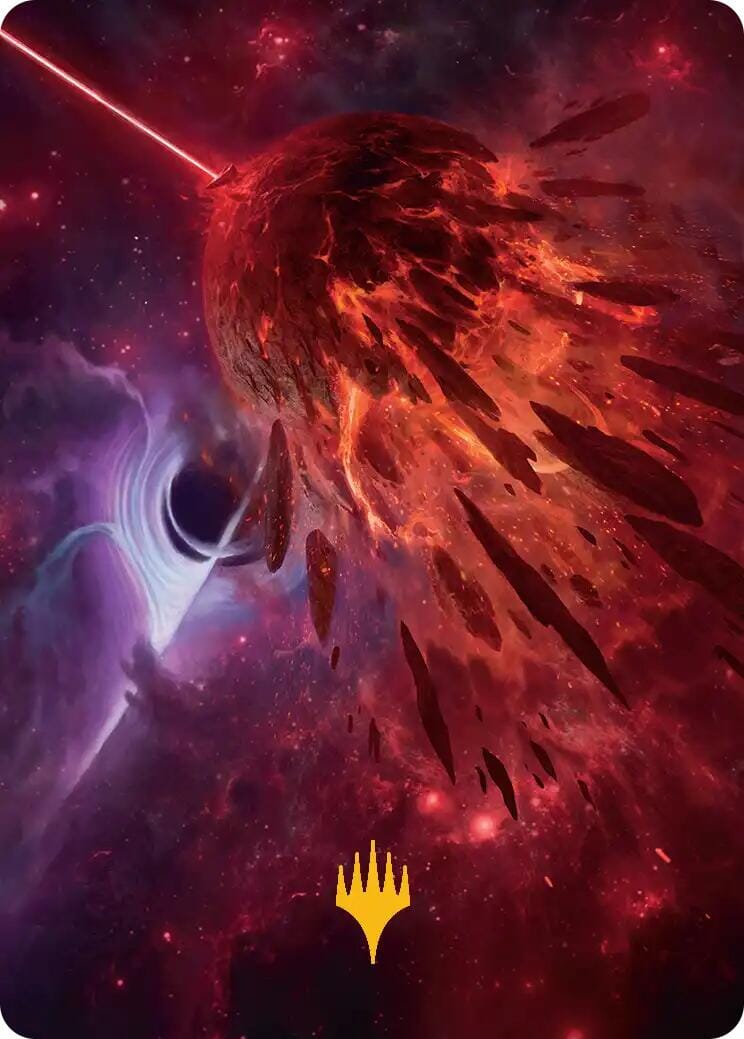 Kavaron, Memorial World Art Card (Gold-Stamped Planeswalker Symbol) [Edge of Eternities Art Series] MTG Single Magic: The Gathering  | Multizone: Comics And Games
