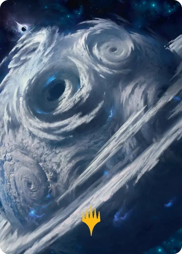 Uthros, Titanic Godcore Art Card (Gold-Stamped Planeswalker Symbol) [Edge of Eternities Art Series] MTG Single Magic: The Gathering  | Multizone: Comics And Games