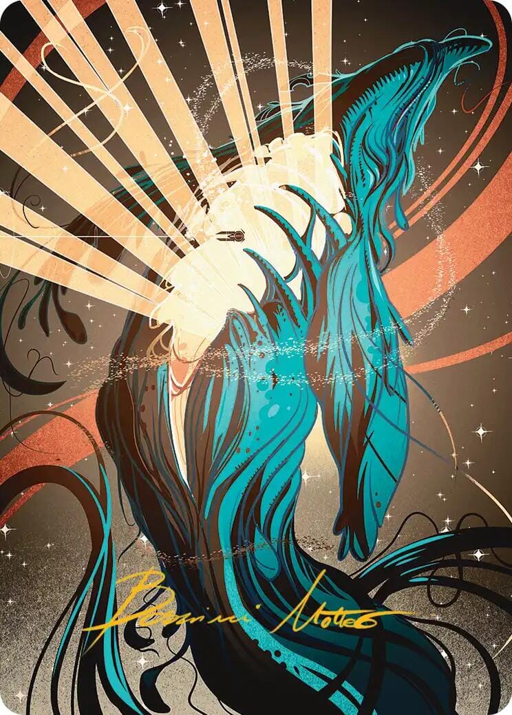 Swarmyard Art Card (Gold-Stamped Signature) [Edge of Eternities Art Series] MTG Single Magic: The Gathering  | Multizone: Comics And Games