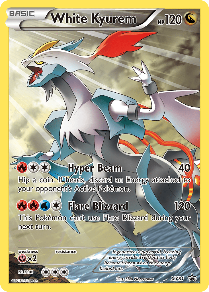 White Kyurem (XY81) (Full Art Promo) [XY: Black Star Promos] Pokemon Single Pokémon  | Multizone: Comics And Games
