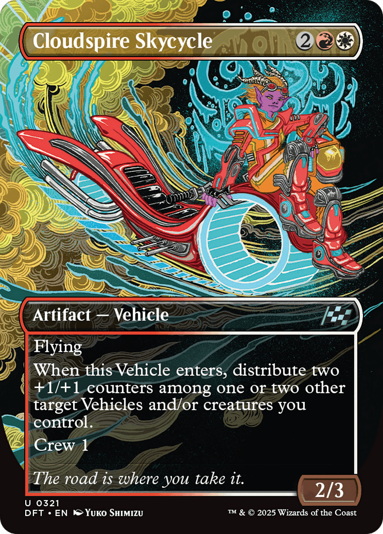Cloudspire Skycycle (Borderless) [Aetherdrift] MTG Single Magic: The Gathering  | Multizone: Comics And Games