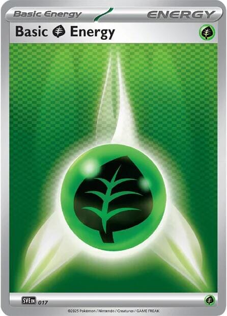 Basic Grass Energy (017) [Scarlet & Violet: Black Bolt] Pokemon Single Pokémon  | Multizone: Comics And Games