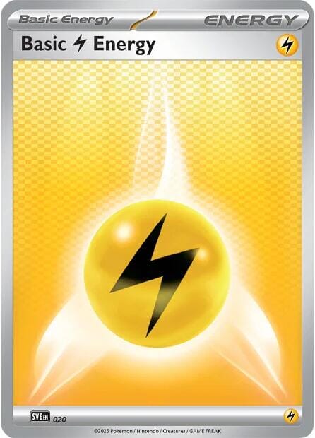 Basic Lightning Energy (020) [Scarlet & Violet: Black Bolt] Pokemon Single Pokémon  | Multizone: Comics And Games