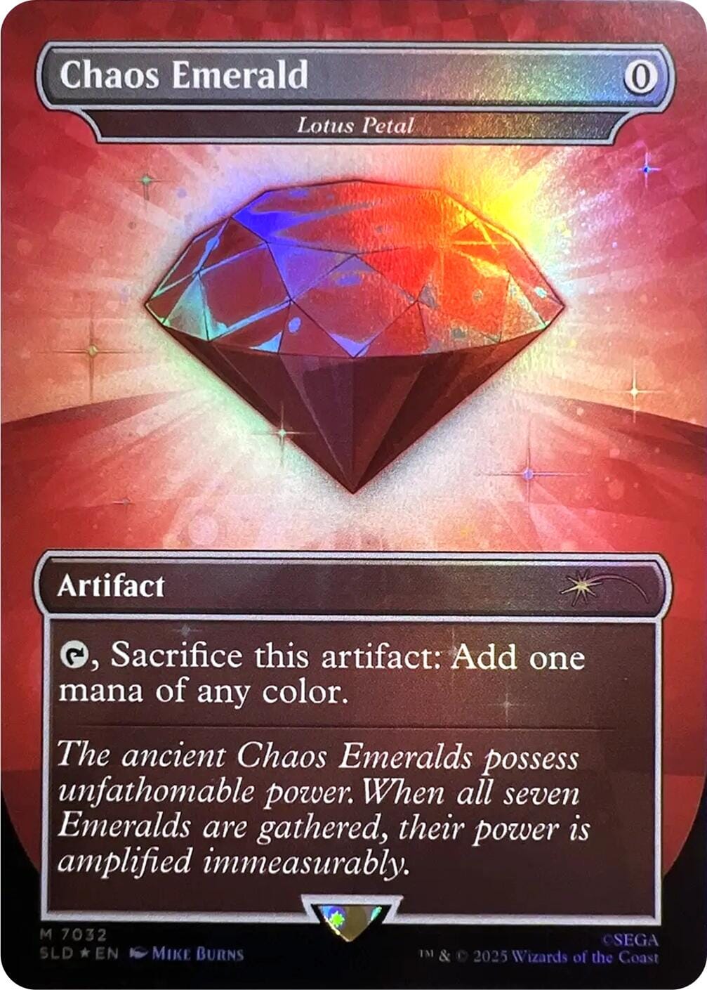 Chaos Emerald - Lotus Petal (7032) [Secret Lair Drop Series] MTG Single Magic: The Gathering  | Multizone: Comics And Games