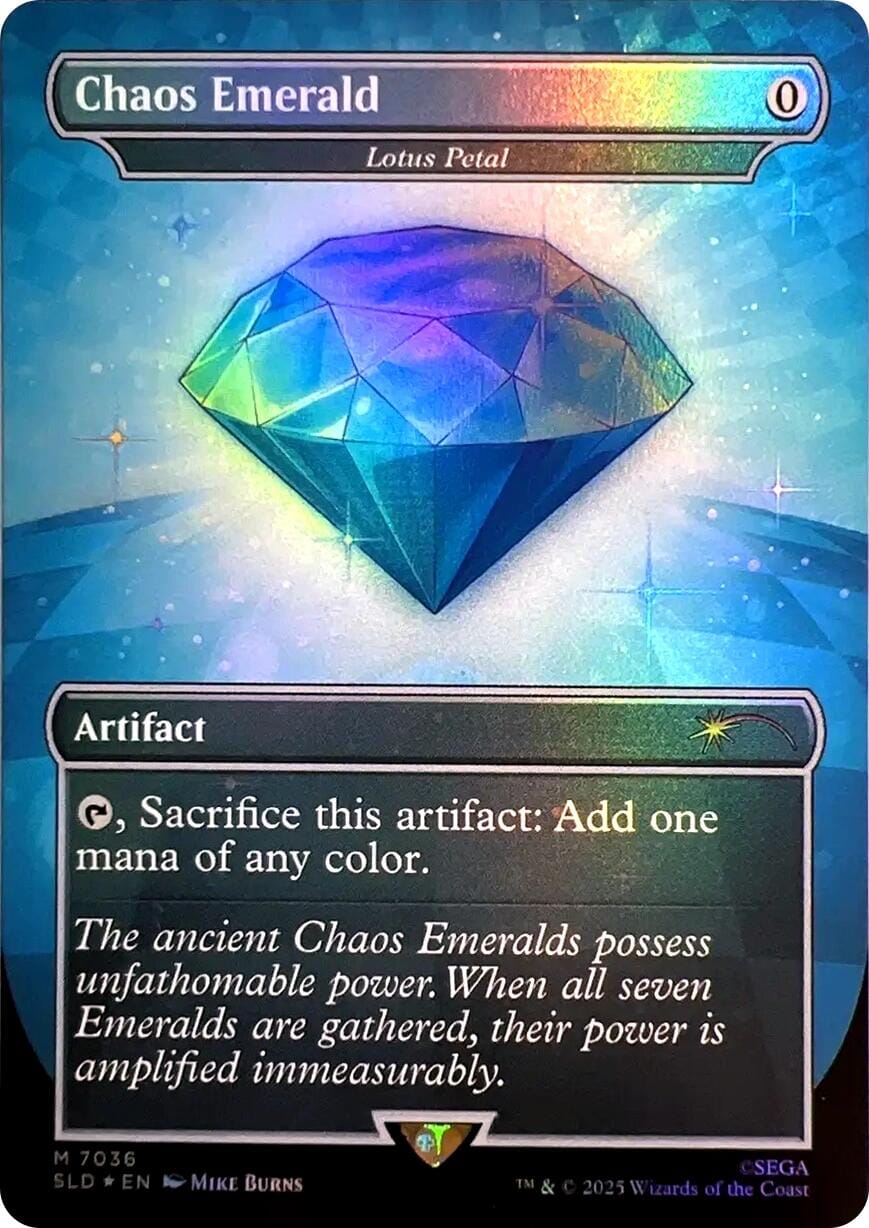 Chaos Emerald - Lotus Petal (7036) [Secret Lair Drop Series] MTG Single Magic: The Gathering  | Multizone: Comics And Games