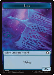 Bird // Golem (0012) Double-Sided Token [Edge of Eternities Commander Tokens] MTG Single Magic: The Gathering  | Multizone: Comics And Games