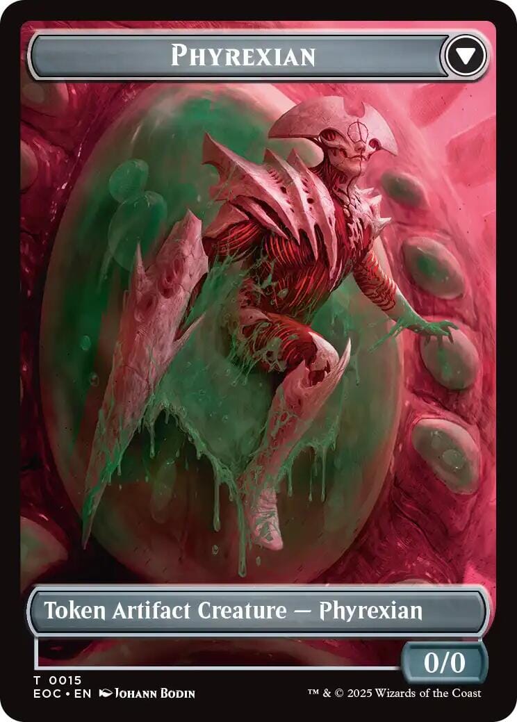 Incubator // Phyrexian Double-Sided Token [Edge of Eternities Commander Tokens] MTG Single Magic: The Gathering  | Multizone: Comics And Games