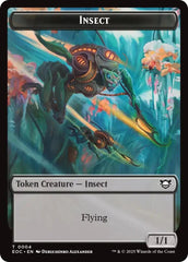 Insect // Elemental (0008) Double-Sided Token [Edge of Eternities Commander Tokens] MTG Single Magic: The Gathering  | Multizone: Comics And Games