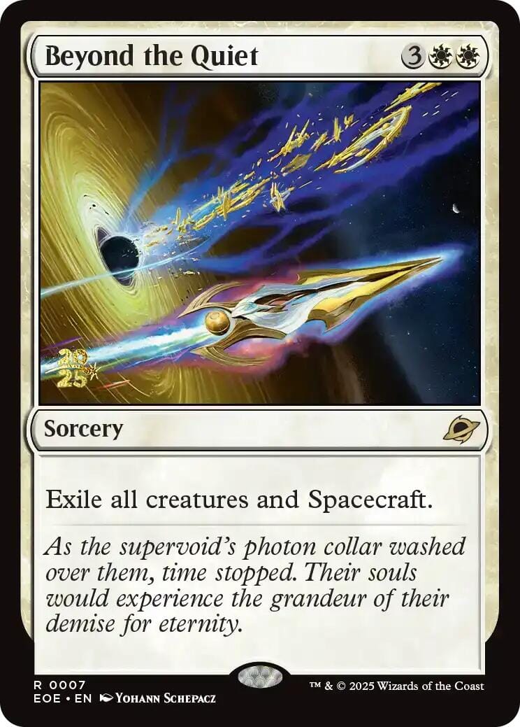 Beyond the Quiet [Edge of Eternities Prerelease Promos] MTG Single Magic: The Gathering  | Multizone: Comics And Games
