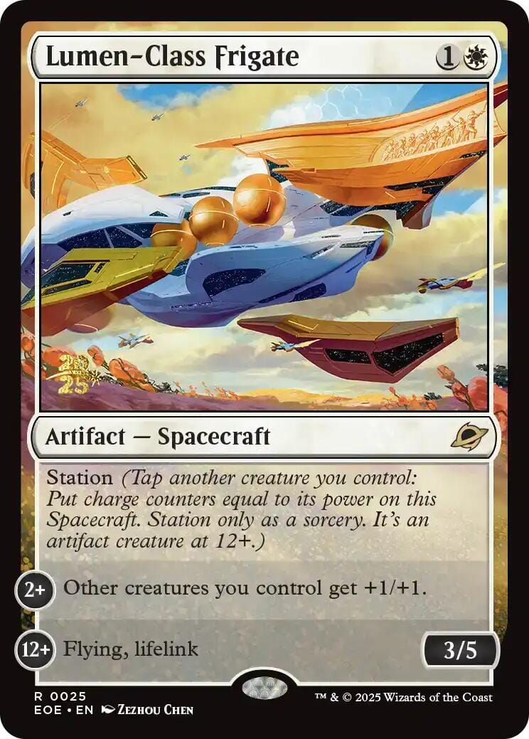 Lumen-Class Frigate [Edge of Eternities Prerelease Promos] MTG Single Magic: The Gathering  | Multizone: Comics And Games
