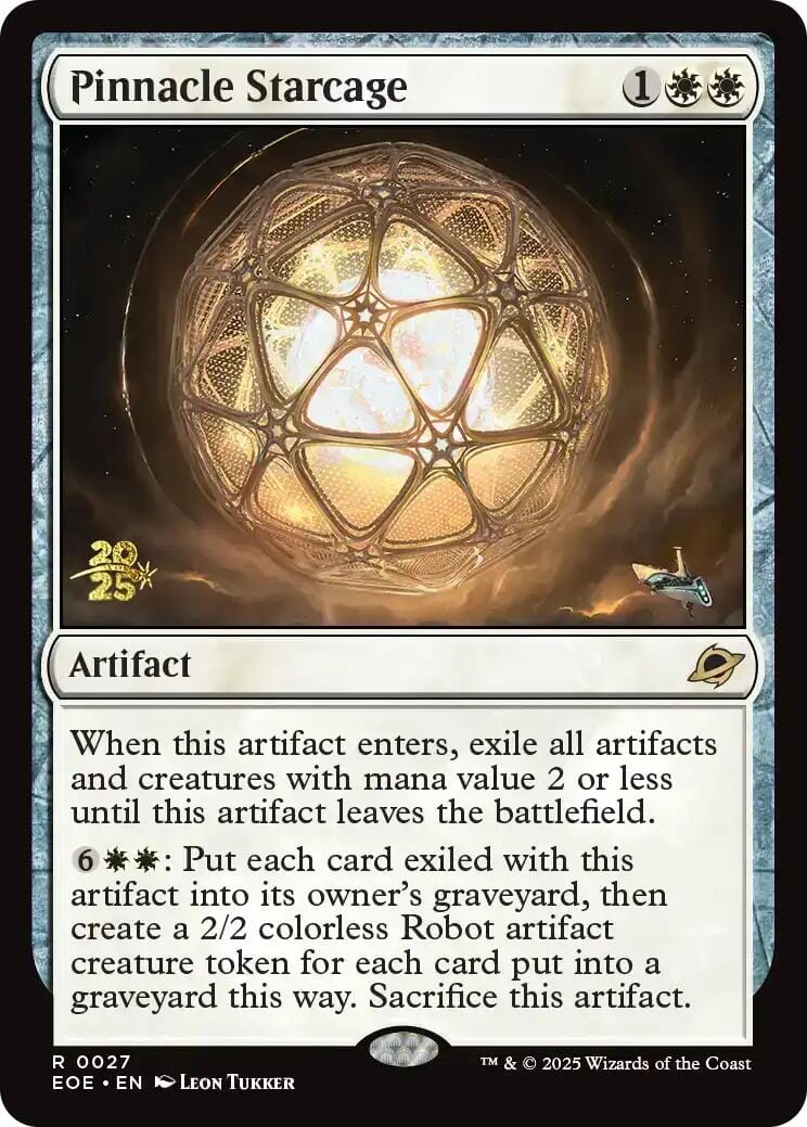 Pinnacle Starcage [Edge of Eternities Prerelease Promos] MTG Single Magic: The Gathering  | Multizone: Comics And Games