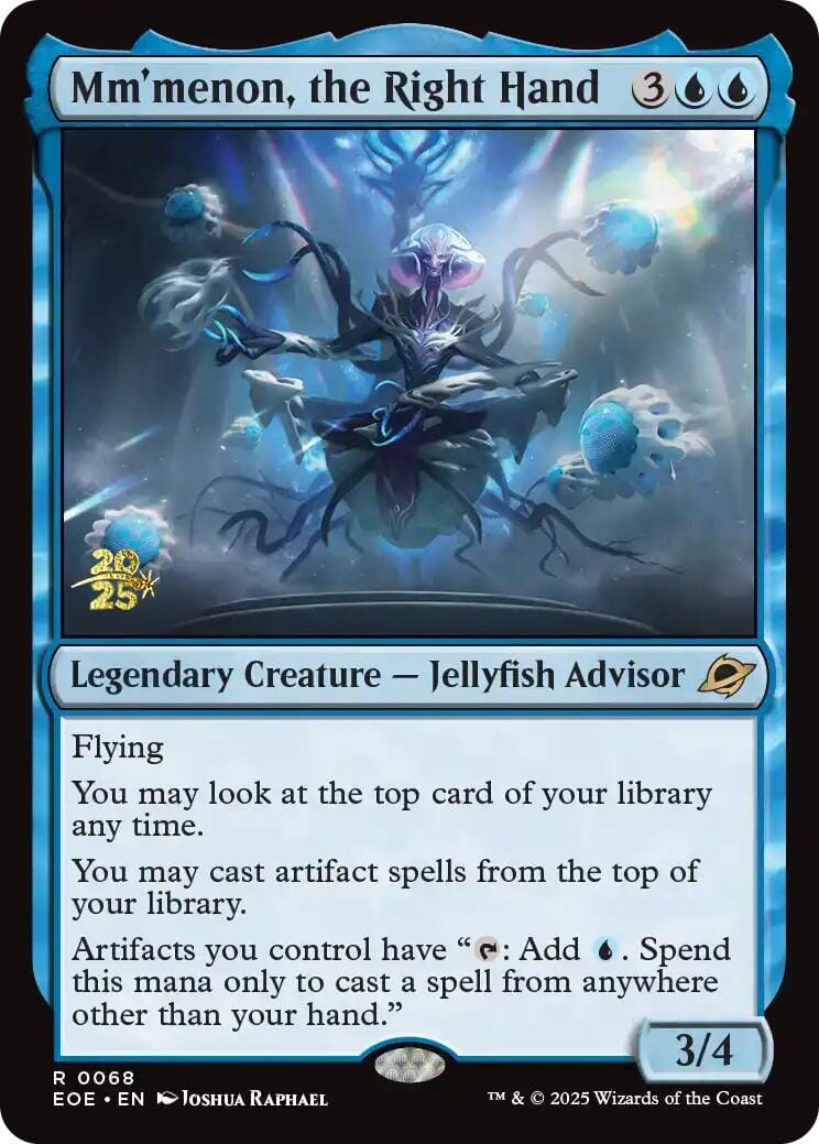 Mm'menon, the Right Hand [Edge of Eternities Prerelease Promos] MTG Single Magic: The Gathering  | Multizone: Comics And Games