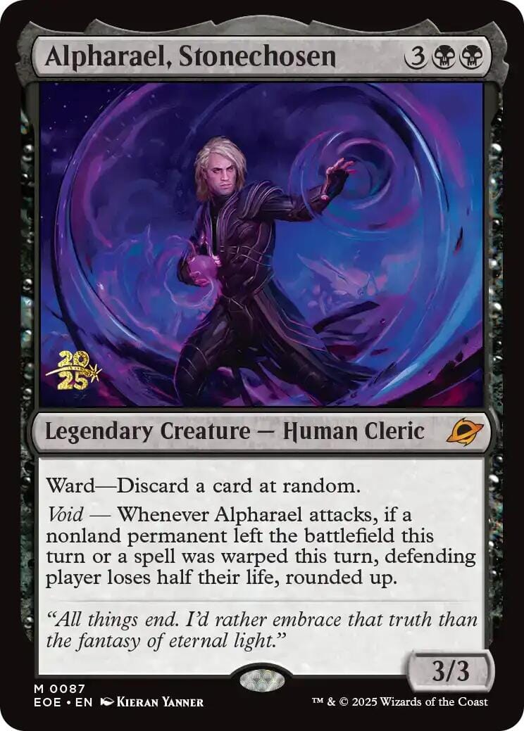 Alpharael, Stonechosen [Edge of Eternities Prerelease Promos] MTG Single Magic: The Gathering  | Multizone: Comics And Games