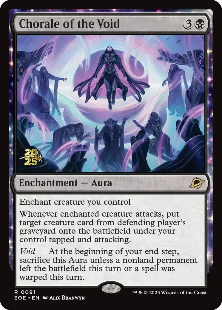 Chorale of the Void [Edge of Eternities Prerelease Promos] MTG Single Magic: The Gathering  | Multizone: Comics And Games
