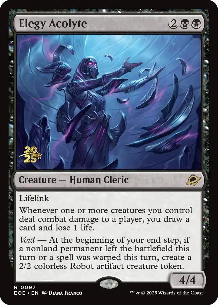 Elegy Acolyte [Edge of Eternities Prerelease Promos] MTG Single Magic: The Gathering  | Multizone: Comics And Games