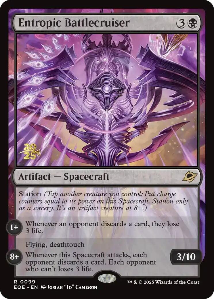 Entropic Battlecruiser [Edge of Eternities Prerelease Promos] MTG Single Magic: The Gathering  | Multizone: Comics And Games