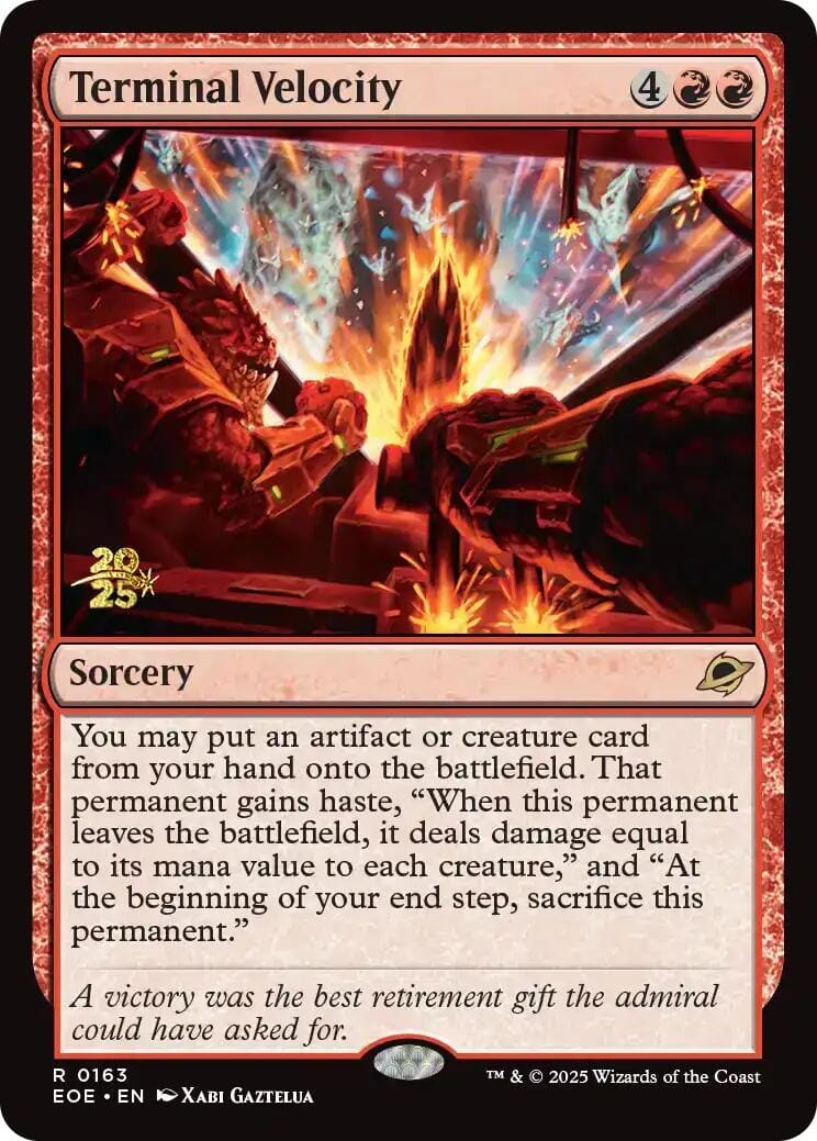 Terminal Velocity [Edge of Eternities Prerelease Promos] MTG Single Magic: The Gathering  | Multizone: Comics And Games