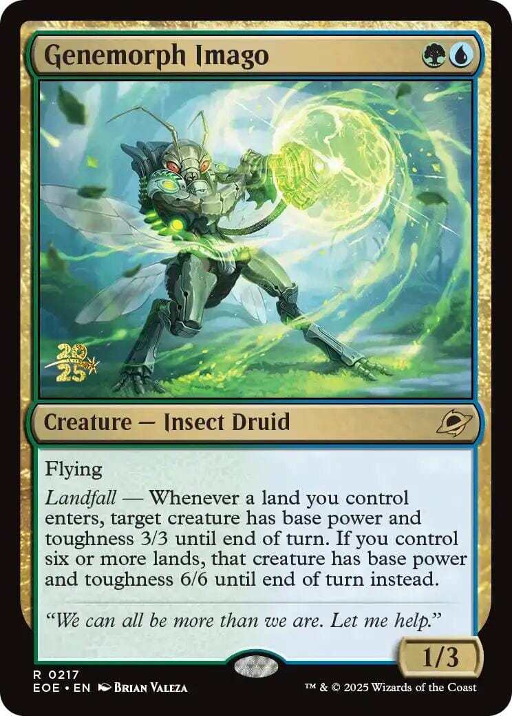 Genemorph Imago [Edge of Eternities Prerelease Promos] MTG Single Magic: The Gathering  | Multizone: Comics And Games
