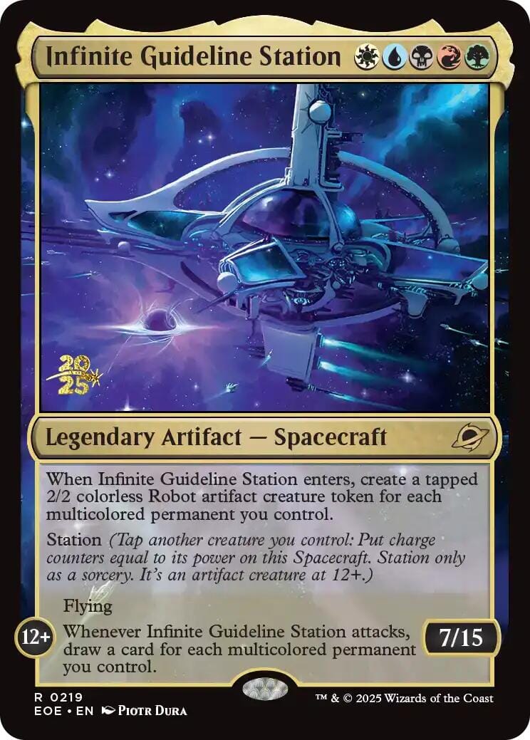 Infinite Guideline Station [Edge of Eternities Prerelease Promos] MTG Single Magic: The Gathering  | Multizone: Comics And Games