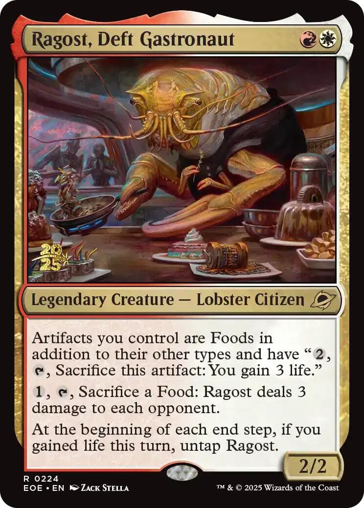 Ragost, Deft Gastronaut [Edge of Eternities Prerelease Promos] MTG Single Magic: The Gathering  | Multizone: Comics And Games