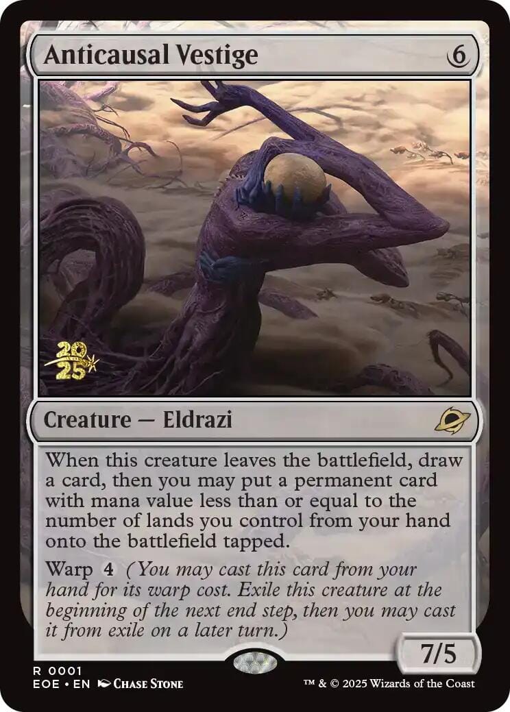 Anticausal Vestige [Edge of Eternities Prerelease Promos] MTG Single Magic: The Gathering  | Multizone: Comics And Games