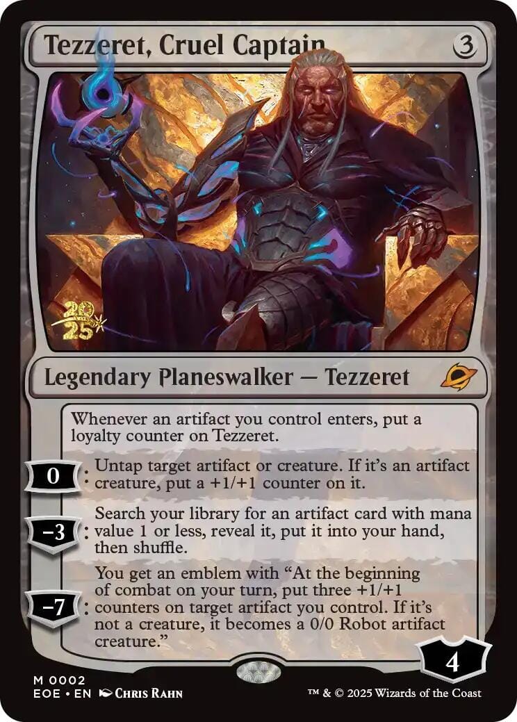 Tezzeret, Cruel Captain [Edge of Eternities Prerelease Promos] MTG Single Magic: The Gathering  | Multizone: Comics And Games