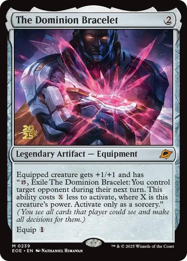 The Dominion Bracelet [Edge of Eternities Prerelease Promos] MTG Single Magic: The Gathering  | Multizone: Comics And Games