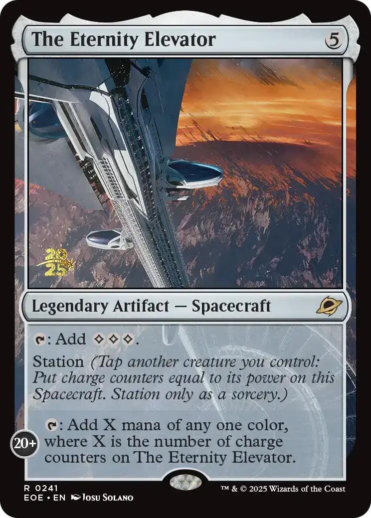 The Eternity Elevator [Edge of Eternities Prerelease Promos] MTG Single Magic: The Gathering  | Multizone: Comics And Games