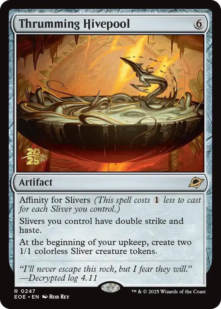 Thrumming Hivepool [Edge of Eternities Prerelease Promos] MTG Single Magic: The Gathering  | Multizone: Comics And Games