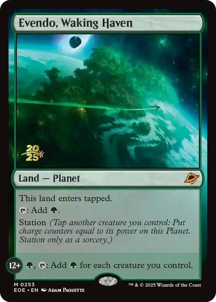 Evendo, Waking Haven [Edge of Eternities Prerelease Promos] MTG Single Magic: The Gathering  | Multizone: Comics And Games