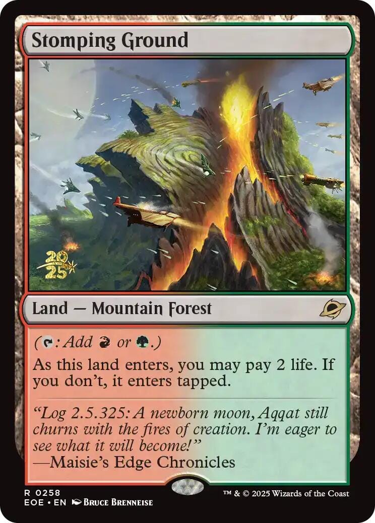 Stomping Ground [Edge of Eternities Prerelease Promos] MTG Single Magic: The Gathering  | Multizone: Comics And Games
