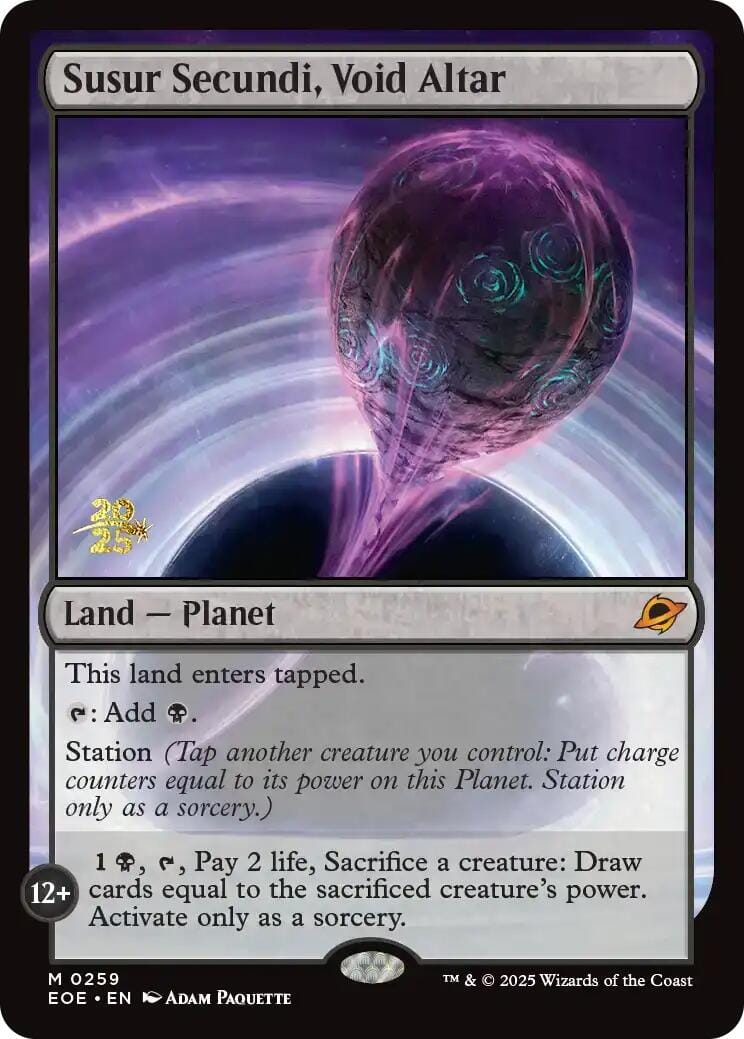 Susur Secundi, Void Altar [Edge of Eternities Prerelease Promos] MTG Single Magic: The Gathering  | Multizone: Comics And Games