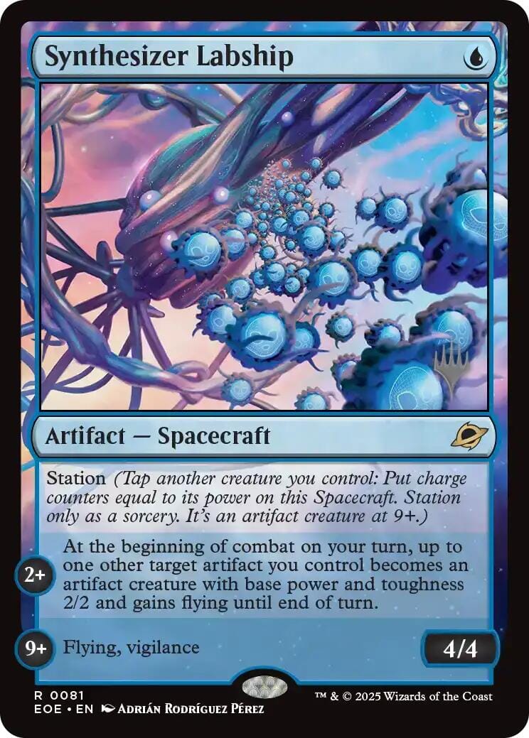 Synthesizer Labship (Promo Pack) [Edge of Eternities Promo Pack] MTG Single Magic: The Gathering  | Multizone: Comics And Games