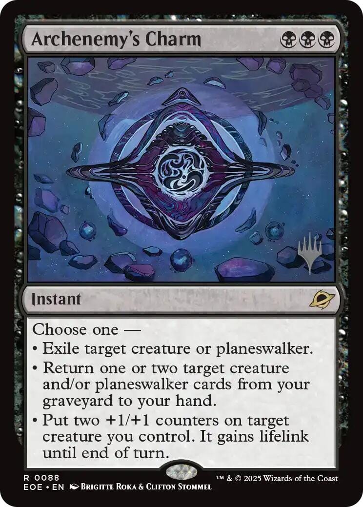 Archenemy's Charm (Promo Pack) [Edge of Eternities Promo Pack] MTG Single Magic: The Gathering  | Multizone: Comics And Games