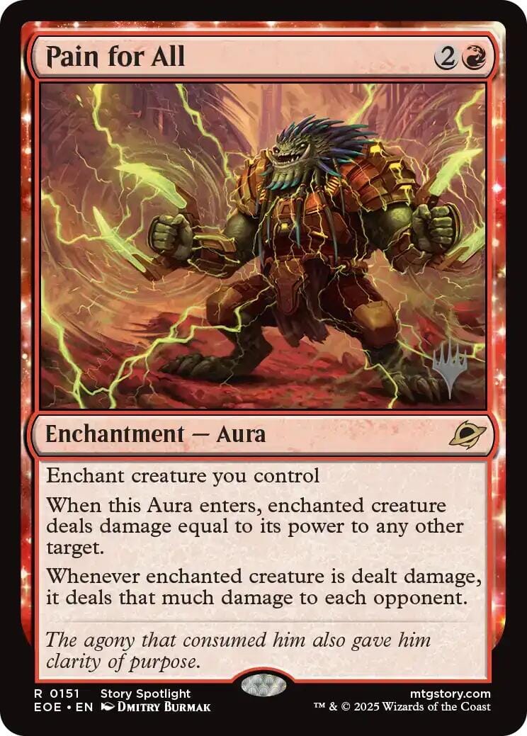 Pain for All (Promo Pack) [Edge of Eternities Promo Pack] MTG Single Magic: The Gathering  | Multizone: Comics And Games