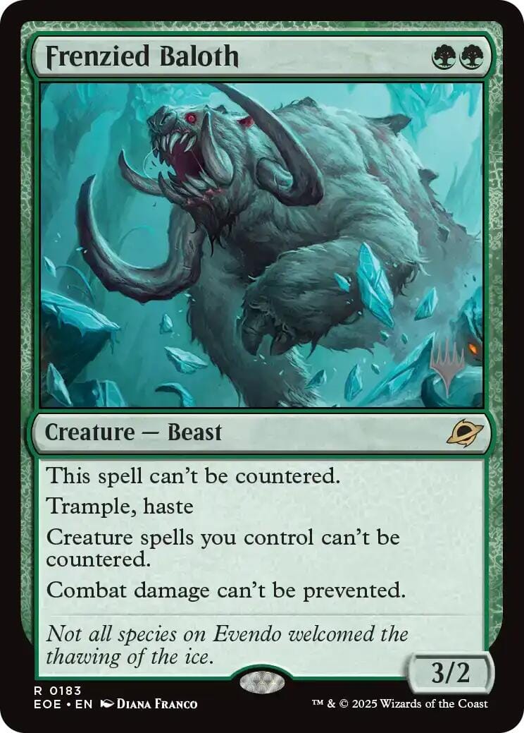 Frenzied Baloth [Edge of Eternities Promo Pack] MTG Single Magic: The Gathering  | Multizone: Comics And Games