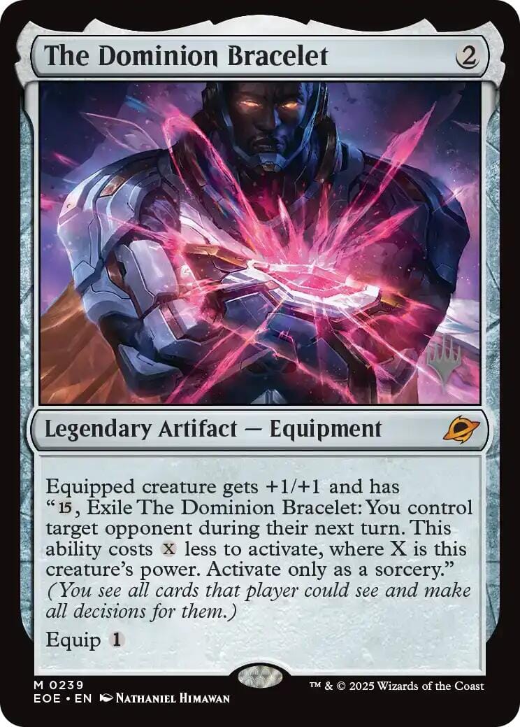 The Dominion Bracelet [Edge of Eternities Promo Pack] MTG Single Magic: The Gathering  | Multizone: Comics And Games
