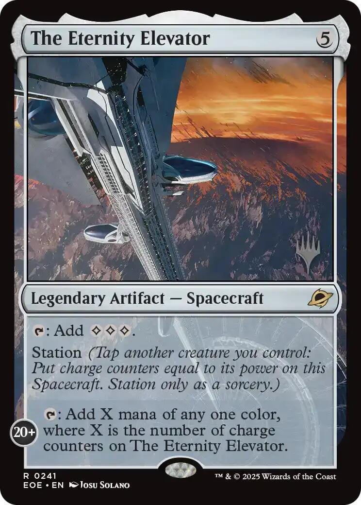 The Eternity Elevator (Promo Pack) [Edge of Eternities Promo Pack] MTG Single Magic: The Gathering  | Multizone: Comics And Games