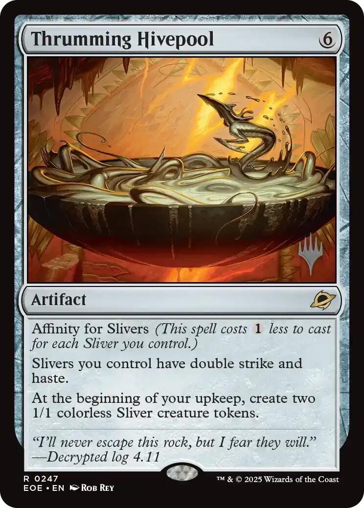 Thrumming Hivepool (Promo Pack) [Edge of Eternities Promo Pack] MTG Single Magic: The Gathering  | Multizone: Comics And Games