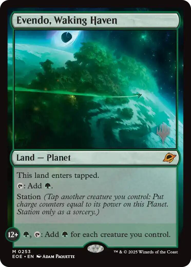 Evendo, Waking Haven (Promo Pack) [Edge of Eternities Promo Pack] MTG Single Magic: The Gathering  | Multizone: Comics And Games