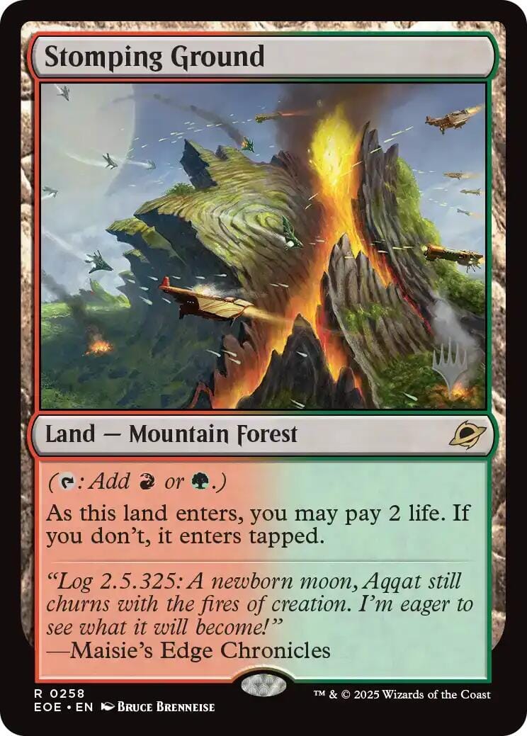 Stomping Ground (Promo Pack) [Edge of Eternities Promo Pack] MTG Single Magic: The Gathering  | Multizone: Comics And Games