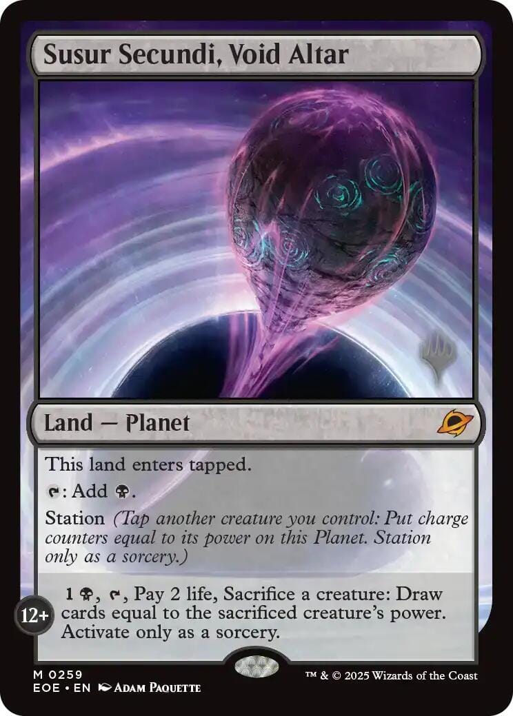 Susur Secundi, Void Altar (Promo Pack) [Edge of Eternities Promo Pack] MTG Single Magic: The Gathering  | Multizone: Comics And Games