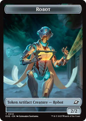 Robot // Lander (0004) Double-Sided Token [Edge of Eternities Tokens] MTG Single Magic: The Gathering  | Multizone: Comics And Games
