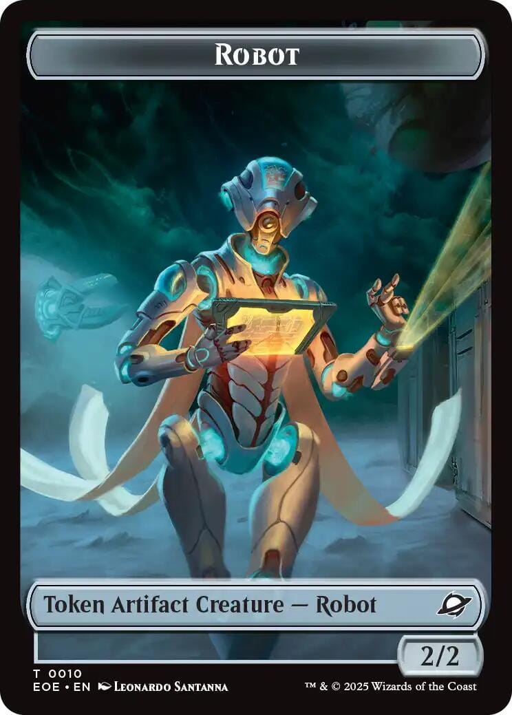 Robot // Lander (0007) Double-Sided Token [Edge of Eternities Tokens] MTG Single Magic: The Gathering  | Multizone: Comics And Games