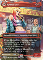 Gwen Stacy (0202) (Borderless) [Marvel's Spider-Man] MTG Single Magic: The Gathering  | Multizone: Comics And Games